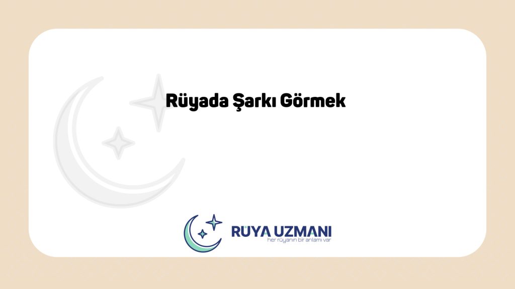 Rüya Uzmanı - Rüyada Şarkı Görmek - Rüyada Şarkı Görmek Ne Anlama Gelir?