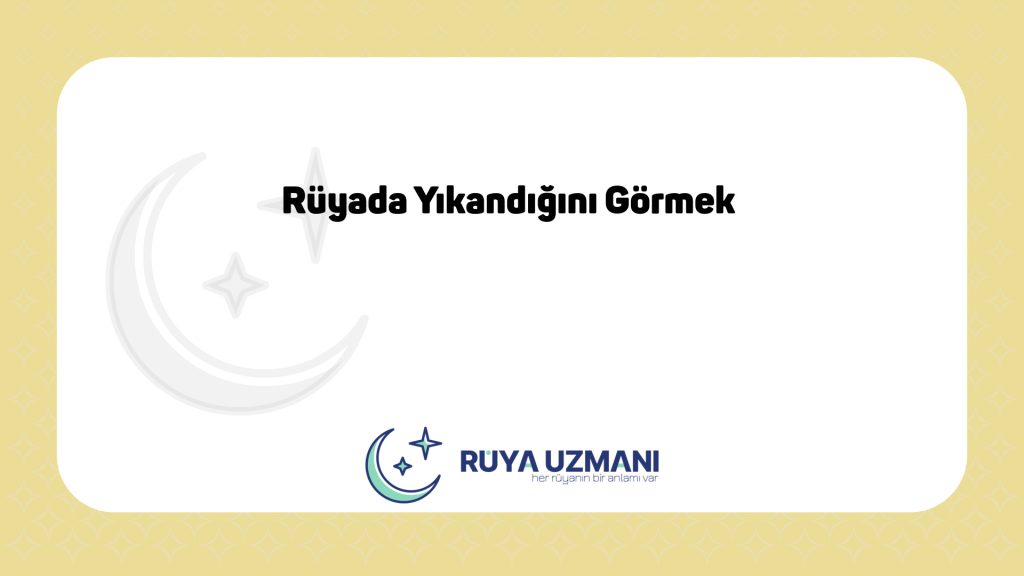 Rüya Uzmanı - Rüyada Yıkandığını Görmek - Rüyada Yıkandığını Görmek Ne Anlama Gelir?